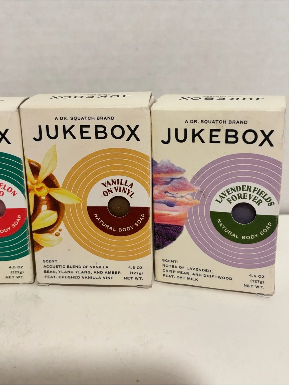 JUKEBOX Men Grooming Cleanser - Assorted (Blue, Red, Gold, Purple)-4 pack bundle